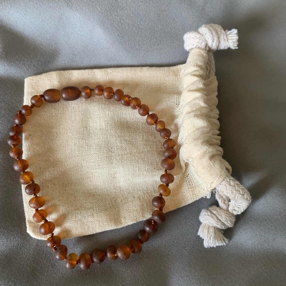 Amber Anklet